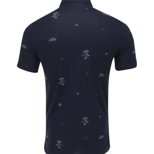 TravisMathew Beach Creature Shirt Polo Short Sleeve Golf Apparel