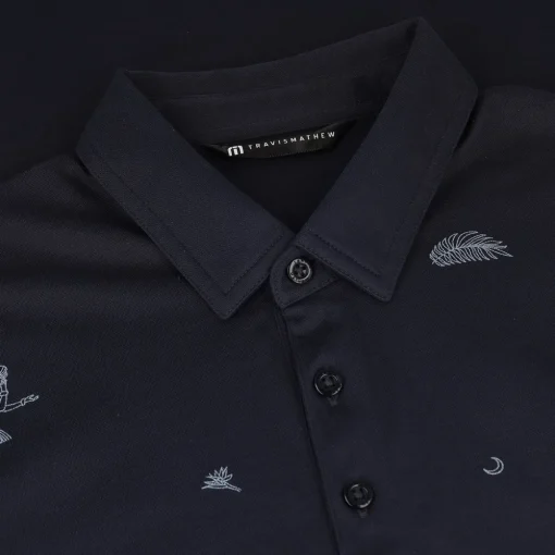 TravisMathew Beach Creature Shirt Polo Short Sleeve Golf Apparel