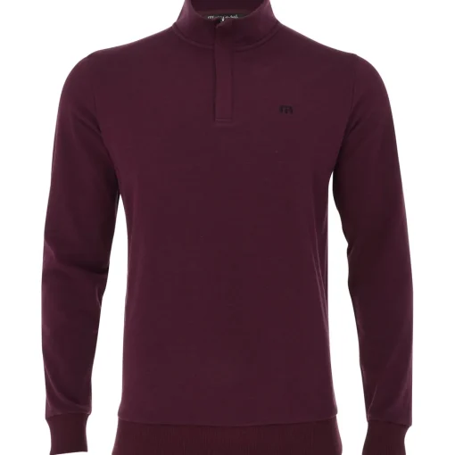 TravisMathew Cloud Quarter Zip 2.0 Outerwear Pullover Golf Apparel