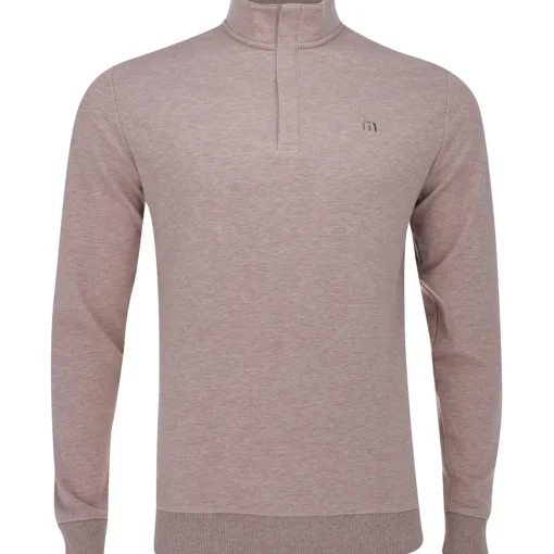 TravisMathew Cloud Quarter Zip 2.0 Outerwear Pullover Golf Apparel