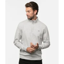TravisMathew Cloud Quarter Zip 2.0 Outerwear Pullover Golf Apparel