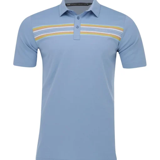 TravisMathew Coral Beds Shirt Polo Short Sleeve Golf Apparel