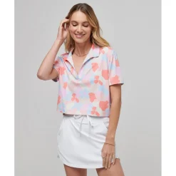 TravisMathew Deco District Shirt Polo Short Sleeve Golf Apparel