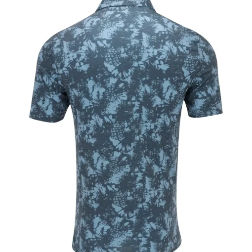 TravisMathew Featherweight Pineapple Please Shirt Polo Short Sleeve Golf Apparel