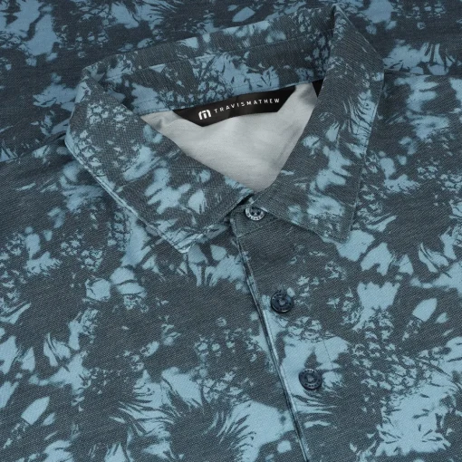 TravisMathew Featherweight Pineapple Please Shirt Polo Short Sleeve Golf Apparel