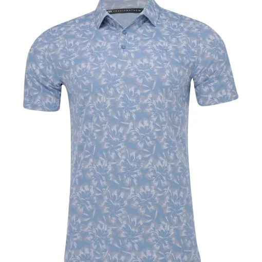 TravisMathew Five Oh Shirt Polo Short Sleeve Golf Apparel