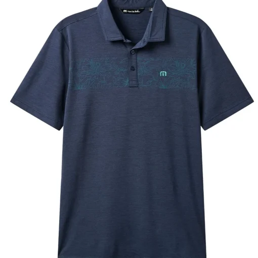 TravisMathew Round It Up Shirt Polo Short Sleeve Golf Apparel
