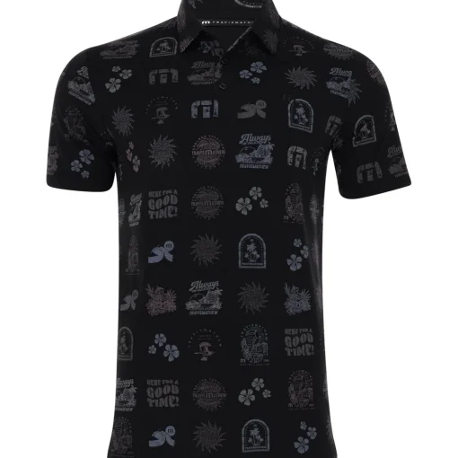 TravisMathew Tourist Season Shirt Polo Short Sleeve Golf Apparel