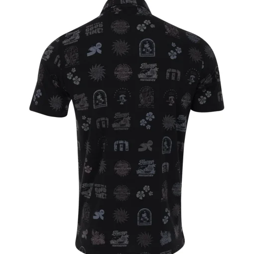 TravisMathew Tourist Season Shirt Polo Short Sleeve Golf Apparel