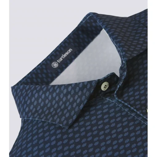 Turtleson Baran Pique Performance Shirt Polo Short Sleeve Golf Apparel
