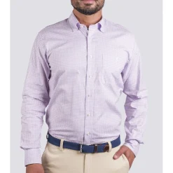 Turtleson Barrett Gingham Shirt Dress Golf Apparel