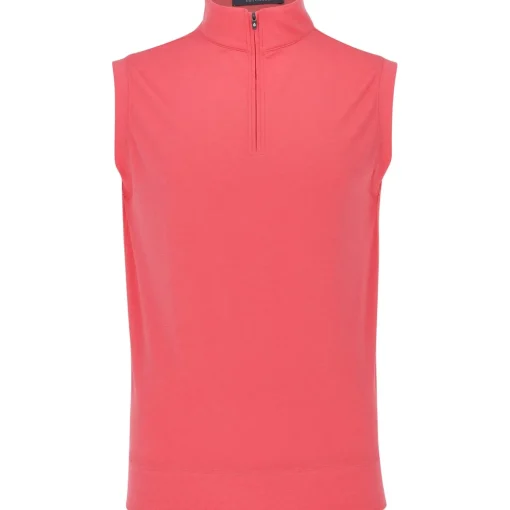 Turtleson Baxter 1/4 Zip Outerwear Vest Golf Apparel