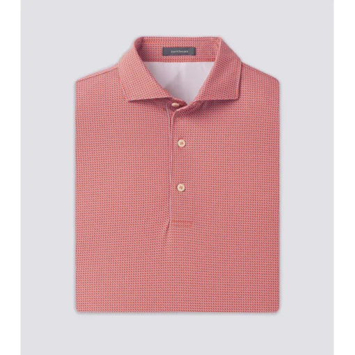 Turtleson Bradford Weave Performance Shirt Polo Short Sleeve Golf Apparel