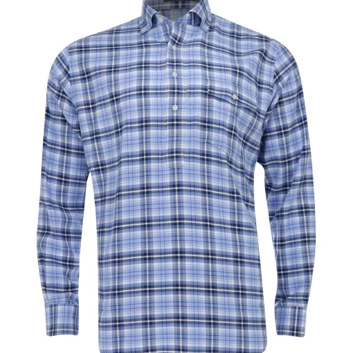 Turtleson Briar Plaid Popover Shirt Dress Golf Apparel