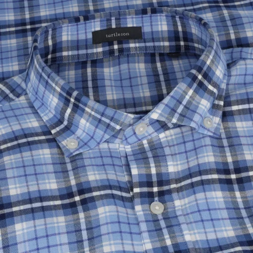 Turtleson Briar Plaid Popover Shirt Dress Golf Apparel