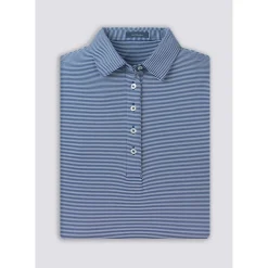 Turtleson Cara Stripe Performance Shirt Polo Short Sleeve Golf Apparel
