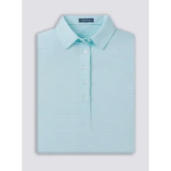 Turtleson Cara Stripe Performance Shirt Polo Short Sleeve Golf Apparel