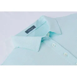 Turtleson Cara Stripe Performance Shirt Polo Short Sleeve Golf Apparel