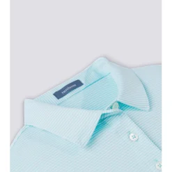 Turtleson Cara Stripe Performance Sleeveless Shirt Polo Short Sleeve Golf Apparel