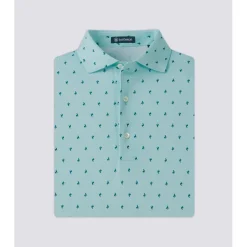 Turtleson Carden Pique Performance Shirt Polo Short Sleeve Golf Apparel