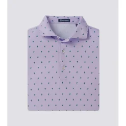 Turtleson Carden Pique Performance Shirt Polo Short Sleeve Golf Apparel