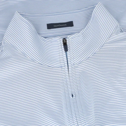 Turtleson Carter Stripe 1/4 Zip Outerwear Pullover Golf Apparel