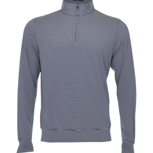 Turtleson Carter Stripe 1/4 Zip Outerwear Pullover Golf Apparel