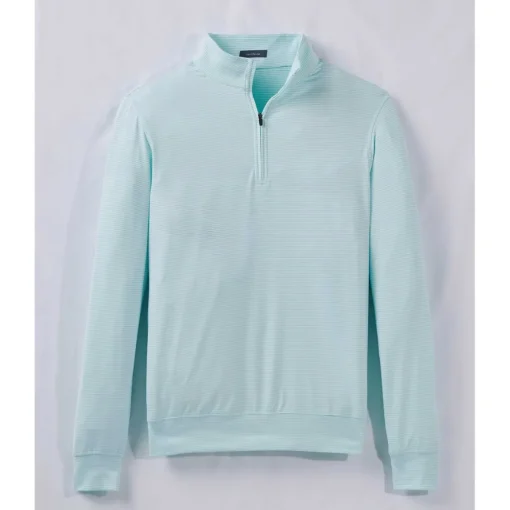 Turtleson Carter Stripe 1/4 Zip Outerwear Pullover Golf Apparel
