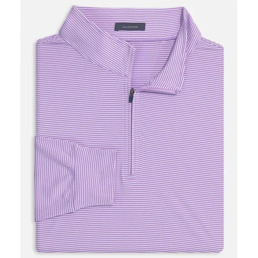 Turtleson Carter Stripe 1/4 Zip Outerwear Pullover Golf Apparel
