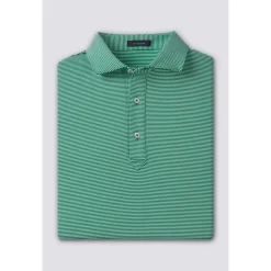 Turtleson Carter Stripe Performance Shirt Polo Short Sleeve Golf Apparel