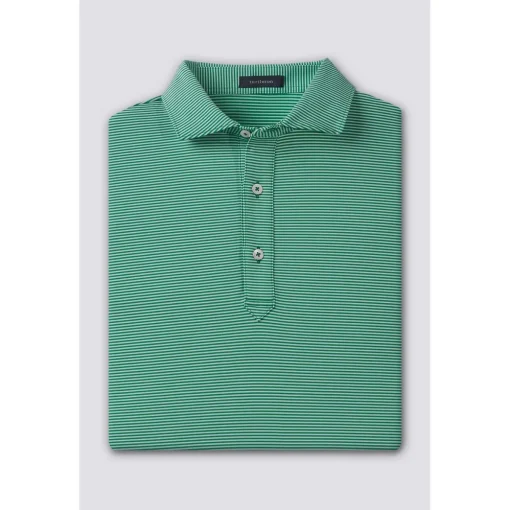 Turtleson Carter Stripe Performance Shirt Polo Short Sleeve Golf Apparel