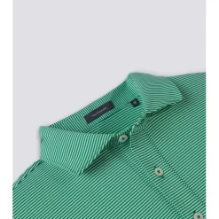 Turtleson Carter Stripe Performance Shirt Polo Short Sleeve Golf Apparel