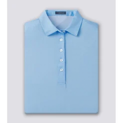Turtleson Clare Mini Diamond Jacquard Performance Shirt Polo Short Sleeve Golf Apparel