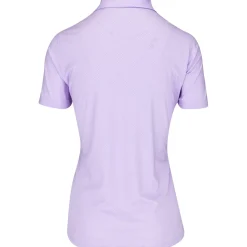 Turtleson Clare Mini Diamond Jacquard Performance Shirt Polo Short Sleeve Golf Apparel