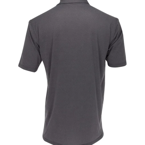 Turtleson Clarence Mini Diamond Jacquard Performance Shirt Polo Short Sleeve Golf Apparel