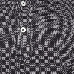 Turtleson Clarence Mini Diamond Jacquard Performance Shirt Polo Short Sleeve Golf Apparel