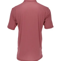 Turtleson Clarence Mini Diamond Jacquard Performance Shirt Polo Short Sleeve Golf Apparel