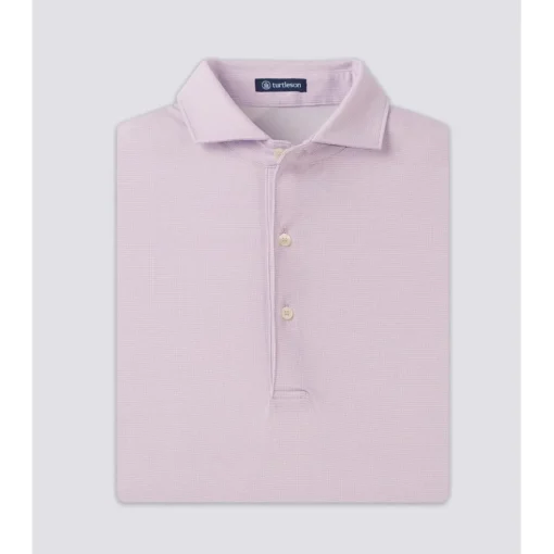 Turtleson Conan Houndstooth Shirt Polo Short Sleeve Golf Apparel