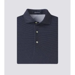 Turtleson Cyrus Dot Pique Performance Shirt Polo Short Sleeve Golf Apparel