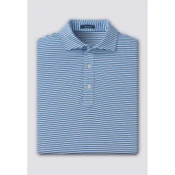 Turtleson Dean Stripe Performance Shirt Polo Short Sleeve Golf Apparel