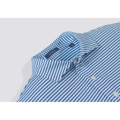 Turtleson Dean Stripe Performance Shirt Polo Short Sleeve Golf Apparel