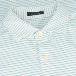 Turtleson Dean Stripe Performance Shirt Polo Short Sleeve Golf Apparel