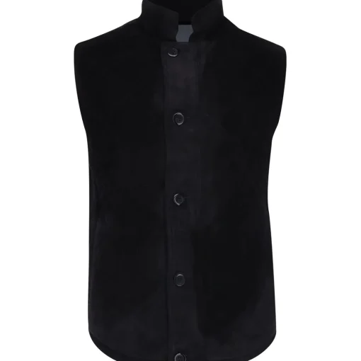 Turtleson Draper Suede Outerwear Vest Golf Apparel