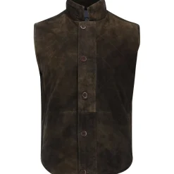 Turtleson Draper Suede Outerwear Vest Golf Apparel