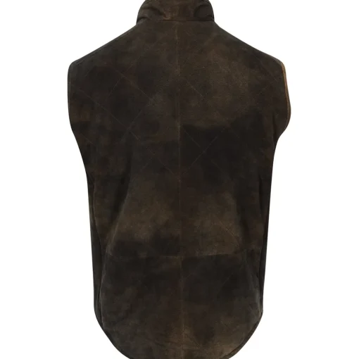 Turtleson Draper Suede Outerwear Vest Golf Apparel