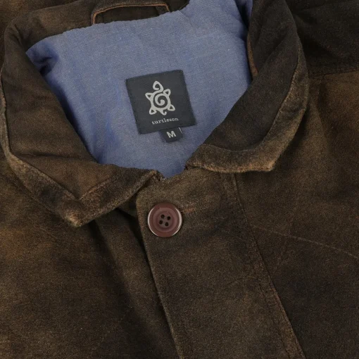 Turtleson Draper Suede Outerwear Vest Golf Apparel
