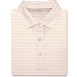 Turtleson Dylan Stripe Performance Shirt Polo Short Sleeve Golf Apparel