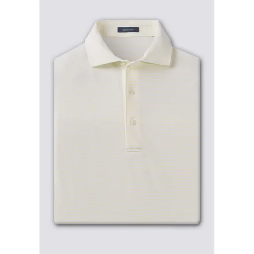 Turtleson Dylan Stripe Performance Shirt Polo Short Sleeve Golf Apparel