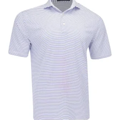 Turtleson Dylan Stripe Performance Shirt Polo Short Sleeve Golf Apparel