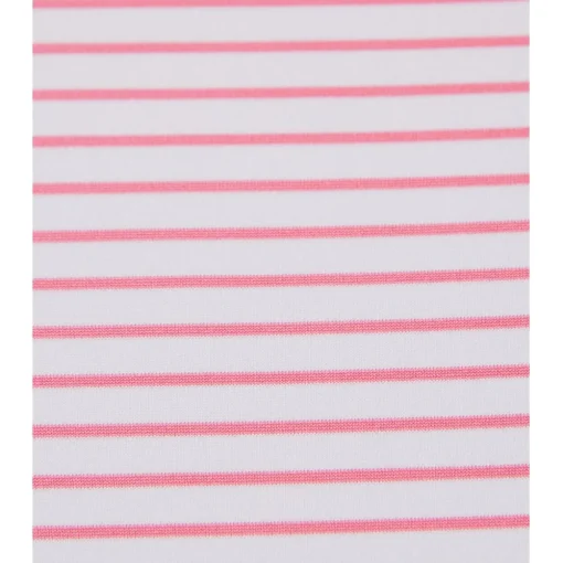 Turtleson Dylan Stripe Performance Shirt Polo Short Sleeve Golf Apparel